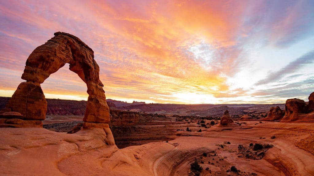 Arch landmark in Moab Utah Family road trips blog cover