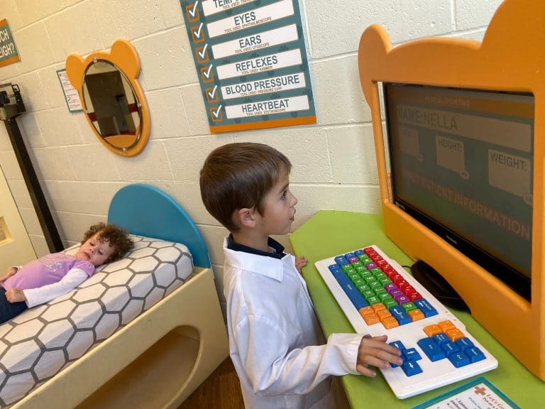 Kid's playing at the Lewisburg Children Museum