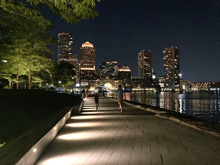Night skyline of Boston cover for Things To Do In Boston with Kids