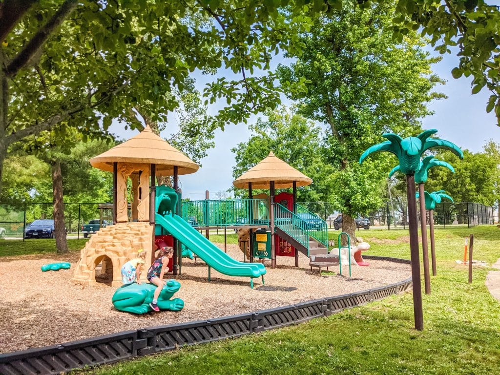 Playground in the Henson Robinson Zoo