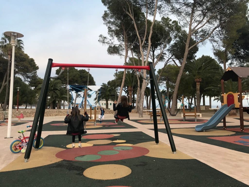 Palmanova Beach playground in Spain