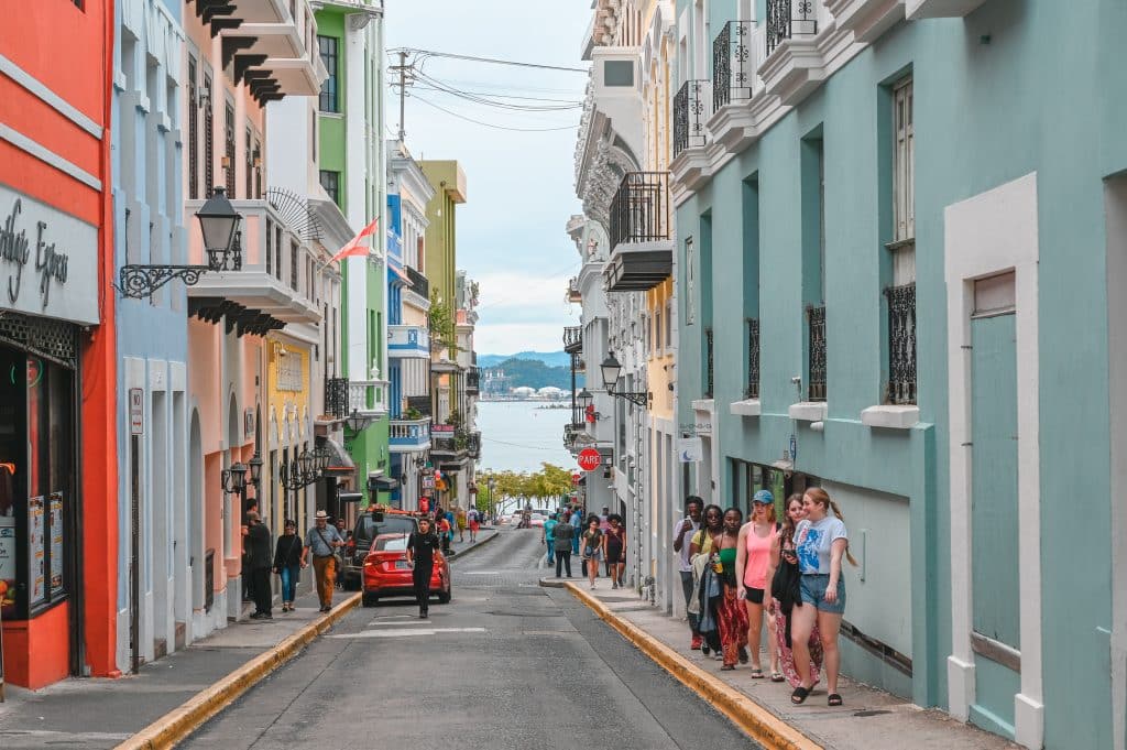 photo of a street in Old Puerto Rico