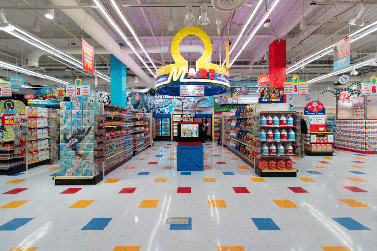 Inside the omega mart