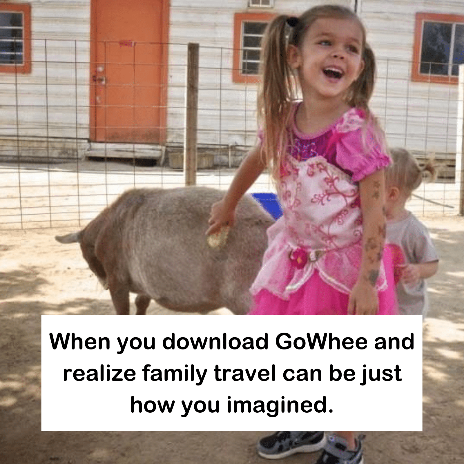 When you downloaded GoWhee and realize family travel can be just how you imagined