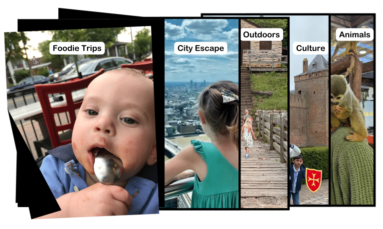 Covers of Travel guides for families